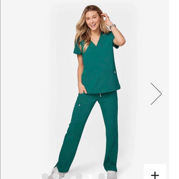 Figs Other - Figs hunter green scrubs